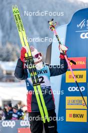 17.12.2022, Davos, Switzerland (SUI): Johannes Hoesflot Klaebo (NOR), (l-r) - FIS world cup cross-country, individual sprint, Davos (SUI). www.nordicfocus.com. © Modica/NordicFocus. Every downloaded picture is fee-liable.