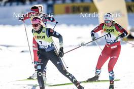 17.12.2022, Davos, Switzerland (SUI): Laura Gimmler (GER), Julie Myhre (NOR), (l-r)  - FIS world cup cross-country, individual sprint, Davos (SUI). www.nordicfocus.com. © Modica/NordicFocus. Every downloaded picture is fee-liable.