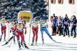 17.12.2022, Davos, Switzerland (SUI): Lea Fischer (SUI), Anne Kyllonen (FIN), (l-r)  - FIS world cup cross-country, individual sprint, Davos (SUI). www.nordicfocus.com. © Modica/NordicFocus. Every downloaded picture is fee-liable.