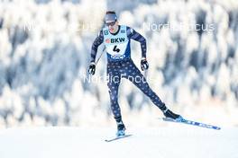 17.12.2022, Davos, Switzerland (SUI): Kevin Bolger (USA) - FIS world cup cross-country, individual sprint, Davos (SUI). www.nordicfocus.com. © Modica/NordicFocus. Every downloaded picture is fee-liable.