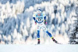 17.12.2022, Davos, Switzerland (SUI): Edvin Anger (SWE) - FIS world cup cross-country, individual sprint, Davos (SUI). www.nordicfocus.com. © Modica/NordicFocus. Every downloaded picture is fee-liable.