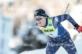 17.12.2022, Davos, Switzerland (SUI): Lauren Jortberg (USA) - FIS world cup cross-country, individual sprint, Davos (SUI). www.nordicfocus.com. © Modica/NordicFocus. Every downloaded picture is fee-liable.