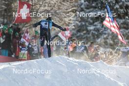 17.12.2022, Davos, Switzerland (SUI): Ben Ogden (USA) - FIS world cup cross-country, individual sprint, Davos (SUI). www.nordicfocus.com. © Modica/NordicFocus. Every downloaded picture is fee-liable.