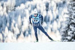 17.12.2022, Davos, Switzerland (SUI): James Clinton Schoonmaker (USA) - FIS world cup cross-country, individual sprint, Davos (SUI). www.nordicfocus.com. © Modica/NordicFocus. Every downloaded picture is fee-liable.