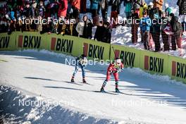 17.12.2022, Davos, Switzerland (SUI): Krista Parmakoski (FIN), Ane Appelkvist Stenseth (NOR), (l-r)  - FIS world cup cross-country, individual sprint, Davos (SUI). www.nordicfocus.com. © Modica/NordicFocus. Every downloaded picture is fee-liable.