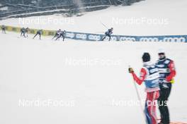 16.12.2022, Davos, Switzerland (SUI): Jessie Diggins (USA), Dahria Beatty (CAN), (l-r)  - FIS world cup cross-country, training, Davos (SUI). www.nordicfocus.com. © Modica/NordicFocus. Every downloaded picture is fee-liable.