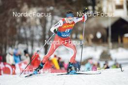31.12.2022, Val Mustair, Switzerland (SUI): Erwan Kaeser (SUI) - FIS world cup cross-country, tour de ski, individual sprint, Val Mustair (SUI). www.nordicfocus.com. © Modica/NordicFocus. Every downloaded picture is fee-liable.