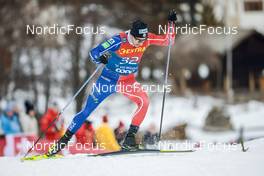 31.12.2022, Val Mustair, Switzerland (SUI): Arnaud Chautemps (FRA) - FIS world cup cross-country, tour de ski, individual sprint, Val Mustair (SUI). www.nordicfocus.com. © Modica/NordicFocus. Every downloaded picture is fee-liable.