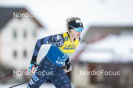 31.12.2022, Val Mustair, Switzerland (SUI): Jessie Diggins (USA) - FIS world cup cross-country, tour de ski, individual sprint, Val Mustair (SUI). www.nordicfocus.com. © Modica/NordicFocus. Every downloaded picture is fee-liable.