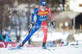 31.12.2022, Val Mustair, Switzerland (SUI): Maurice Manificat (FRA) - FIS world cup cross-country, tour de ski, individual sprint, Val Mustair (SUI). www.nordicfocus.com. © Modica/NordicFocus. Every downloaded picture is fee-liable.