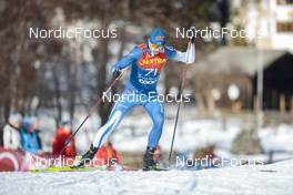 31.12.2022, Val Mustair, Switzerland (SUI): Perttu Hyvarinen (FIN) - FIS world cup cross-country, tour de ski, individual sprint, Val Mustair (SUI). www.nordicfocus.com. © Modica/NordicFocus. Every downloaded picture is fee-liable.