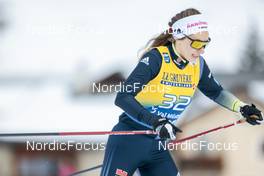 31.12.2022, Val Mustair, Switzerland (SUI): Pia Fink (GER) - FIS world cup cross-country, tour de ski, individual sprint, Val Mustair (SUI). www.nordicfocus.com. © Modica/NordicFocus. Every downloaded picture is fee-liable.