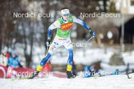 31.12.2022, Val Mustair, Switzerland (SUI): William Poromaa (SWE) - FIS world cup cross-country, tour de ski, individual sprint, Val Mustair (SUI). www.nordicfocus.com. © Modica/NordicFocus. Every downloaded picture is fee-liable.