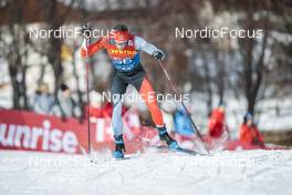 31.12.2022, Val Mustair, Switzerland (SUI): Russell Kennedy (CAN) - FIS world cup cross-country, tour de ski, individual sprint, Val Mustair (SUI). www.nordicfocus.com. © Modica/NordicFocus. Every downloaded picture is fee-liable.