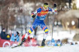 31.12.2022, Val Mustair, Switzerland (SUI): Ireneu Esteve Altimiras (AND) - FIS world cup cross-country, tour de ski, individual sprint, Val Mustair (SUI). www.nordicfocus.com. © Modica/NordicFocus. Every downloaded picture is fee-liable.