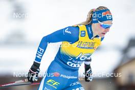 31.12.2022, Val Mustair, Switzerland (SUI): Anne Kyllonen (FIN) - FIS world cup cross-country, tour de ski, individual sprint, Val Mustair (SUI). www.nordicfocus.com. © Modica/NordicFocus. Every downloaded picture is fee-liable.