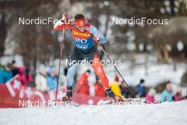 31.12.2022, Val Mustair, Switzerland (SUI): Graham Ritchie (CAN) - FIS world cup cross-country, tour de ski, individual sprint, Val Mustair (SUI). www.nordicfocus.com. © Modica/NordicFocus. Every downloaded picture is fee-liable.