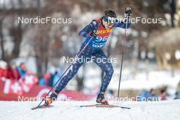 31.12.2022, Val Mustair, Switzerland (SUI): Scott Patterson (USA) - FIS world cup cross-country, tour de ski, individual sprint, Val Mustair (SUI). www.nordicfocus.com. © Modica/NordicFocus. Every downloaded picture is fee-liable.