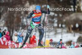 31.12.2022, Val Mustair, Switzerland (SUI): Simone Mocellini (ITA) - FIS world cup cross-country, tour de ski, individual sprint, Val Mustair (SUI). www.nordicfocus.com. © Modica/NordicFocus. Every downloaded picture is fee-liable.