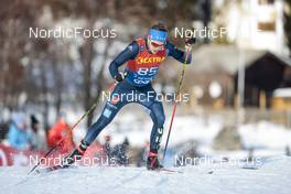 31.12.2022, Val Mustair, Switzerland (SUI): Lucas Boegl (GER) - FIS world cup cross-country, tour de ski, individual sprint, Val Mustair (SUI). www.nordicfocus.com. © Modica/NordicFocus. Every downloaded picture is fee-liable.