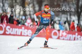 31.12.2022, Val Mustair, Switzerland (SUI): Olivier Leveille (CAN) - FIS world cup cross-country, tour de ski, individual sprint, Val Mustair (SUI). www.nordicfocus.com. © Modica/NordicFocus. Every downloaded picture is fee-liable.