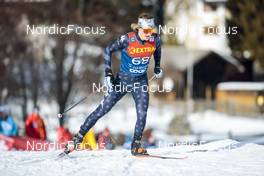 31.12.2022, Val Mustair, Switzerland (SUI): Gus Schumacher (USA) - FIS world cup cross-country, tour de ski, individual sprint, Val Mustair (SUI). www.nordicfocus.com. © Modica/NordicFocus. Every downloaded picture is fee-liable.