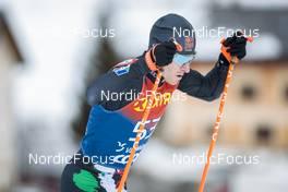 31.12.2022, Val Mustair, Switzerland (SUI): Giovanni Ticco (ITA) - FIS world cup cross-country, tour de ski, individual sprint, Val Mustair (SUI). www.nordicfocus.com. © Modica/NordicFocus. Every downloaded picture is fee-liable.