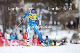 31.12.2022, Val Mustair, Switzerland (SUI): Jasmin Kahara (FIN) - FIS world cup cross-country, tour de ski, individual sprint, Val Mustair (SUI). www.nordicfocus.com. © Modica/NordicFocus. Every downloaded picture is fee-liable.