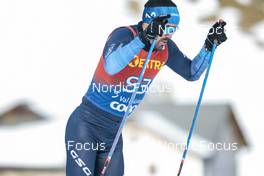 31.12.2022, Val Mustair, Switzerland (SUI): Imanol Rojo (ESP) - FIS world cup cross-country, tour de ski, individual sprint, Val Mustair (SUI). www.nordicfocus.com. © Modica/NordicFocus. Every downloaded picture is fee-liable.