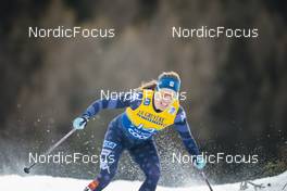 31.12.2022, Val Mustair, Switzerland (SUI): Rosie Brennan (USA) - FIS world cup cross-country, tour de ski, individual sprint, Val Mustair (SUI). www.nordicfocus.com. © Modica/NordicFocus. Every downloaded picture is fee-liable.