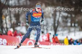 31.12.2022, Val Mustair, Switzerland (SUI): Zak Ketterson (USA) - FIS world cup cross-country, tour de ski, individual sprint, Val Mustair (SUI). www.nordicfocus.com. © Modica/NordicFocus. Every downloaded picture is fee-liable.