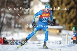 31.12.2022, Val Mustair, Switzerland (SUI): Vitaliy Pukhkalo (KAZ) - FIS world cup cross-country, tour de ski, individual sprint, Val Mustair (SUI). www.nordicfocus.com. © Modica/NordicFocus. Every downloaded picture is fee-liable.