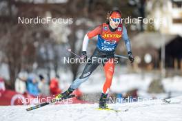 31.12.2022, Val Mustair, Switzerland (SUI): Remi Drolet (CAN) - FIS world cup cross-country, tour de ski, individual sprint, Val Mustair (SUI). www.nordicfocus.com. © Modica/NordicFocus. Every downloaded picture is fee-liable.