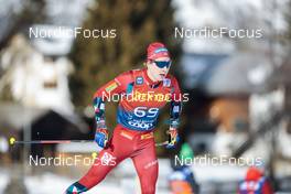31.12.2022, Val Mustair, Switzerland (SUI): Simen Hegstad Krueger (NOR) - FIS world cup cross-country, tour de ski, individual sprint, Val Mustair (SUI). www.nordicfocus.com. © Modica/NordicFocus. Every downloaded picture is fee-liable.