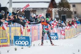 31.12.2022, Val Mustair, Switzerland (SUI): Federico Pellegrino (ITA) - FIS world cup cross-country, tour de ski, individual sprint, Val Mustair (SUI). www.nordicfocus.com. © Modica/NordicFocus. Every downloaded picture is fee-liable.