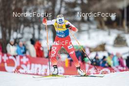 31.12.2022, Val Mustair, Switzerland (SUI): Monika Skinder (POL) - FIS world cup cross-country, tour de ski, individual sprint, Val Mustair (SUI). www.nordicfocus.com. © Modica/NordicFocus. Every downloaded picture is fee-liable.