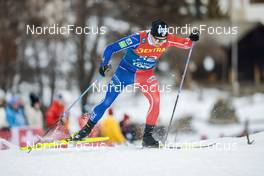 31.12.2022, Val Mustair, Switzerland (SUI): Arnaud Chautemps (FRA) - FIS world cup cross-country, tour de ski, individual sprint, Val Mustair (SUI). www.nordicfocus.com. © Modica/NordicFocus. Every downloaded picture is fee-liable.