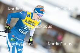 31.12.2022, Val Mustair, Switzerland (SUI): Anni Alakoski (FIN) - FIS world cup cross-country, tour de ski, individual sprint, Val Mustair (SUI). www.nordicfocus.com. © Modica/NordicFocus. Every downloaded picture is fee-liable.