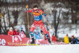 31.12.2022, Val Mustair, Switzerland (SUI): Emil Iversen (NOR) - FIS world cup cross-country, tour de ski, individual sprint, Val Mustair (SUI). www.nordicfocus.com. © Modica/NordicFocus. Every downloaded picture is fee-liable.