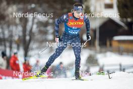 31.12.2022, Val Mustair, Switzerland (SUI): James Clinton Schoonmaker (USA) - FIS world cup cross-country, tour de ski, individual sprint, Val Mustair (SUI). www.nordicfocus.com. © Modica/NordicFocus. Every downloaded picture is fee-liable.