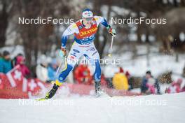 31.12.2022, Val Mustair, Switzerland (SUI): Anton Persson (SWE) - FIS world cup cross-country, tour de ski, individual sprint, Val Mustair (SUI). www.nordicfocus.com. © Modica/NordicFocus. Every downloaded picture is fee-liable.