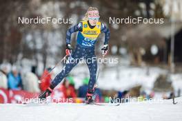 31.12.2022, Val Mustair, Switzerland (SUI): Sophia Laukli (USA) - FIS world cup cross-country, tour de ski, individual sprint, Val Mustair (SUI). www.nordicfocus.com. © Modica/NordicFocus. Every downloaded picture is fee-liable.