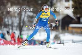 31.12.2022, Val Mustair, Switzerland (SUI): Darya Ryazhko (KAZ) - FIS world cup cross-country, tour de ski, individual sprint, Val Mustair (SUI). www.nordicfocus.com. © Modica/NordicFocus. Every downloaded picture is fee-liable.