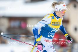 31.12.2022, Val Mustair, Switzerland (SUI): Frida Karlsson (SWE) - FIS world cup cross-country, tour de ski, individual sprint, Val Mustair (SUI). www.nordicfocus.com. © Modica/NordicFocus. Every downloaded picture is fee-liable.