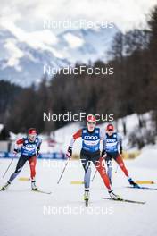 30.12.2022, Val Mustair, Switzerland (SUI): Katherine Stewart-Jones (CAN), Dahria Beatty (CAN), (l-r)  - FIS world cup cross-country, tour de ski, training, Val Mustair (SUI). www.nordicfocus.com. © Modica/NordicFocus. Every downloaded picture is fee-liable.