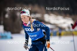 30.12.2022, Val Mustair, Switzerland (SUI): Patricija Eiduka (LAT) - FIS world cup cross-country, tour de ski, training, Val Mustair (SUI). www.nordicfocus.com. © Modica/NordicFocus. Every downloaded picture is fee-liable.