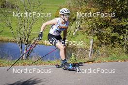 09.10.2022, Arcon, France (FRA): MELISSA Gal (FRA) - French Summer Championships Cross-Country, individual, Arcon (FRA). www.nordicfocus.com. © Thibaut/NordicFocus. Every downloaded picture is fee-liable.
