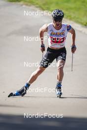09.10.2022, Arcon, France (FRA): JULIEN Arnaud (FRA) - French Summer Championships Cross-Country, individual, Arcon (FRA). www.nordicfocus.com. © Thibaut/NordicFocus. Every downloaded picture is fee-liable.