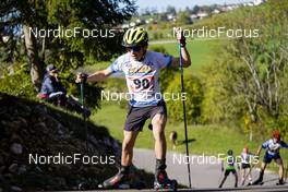 09.10.2022, Arcon, France (FRA): FELICIEN Soulage (FRA) - French Summer Championships Cross-Country, individual, Arcon (FRA). www.nordicfocus.com. © Thibaut/NordicFocus. Every downloaded picture is fee-liable.