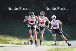 09.10.2022, Arcon, France (FRA): CLEMENT Parisse (FRA), SIMON Chappaz (FRA), (l-r)  - French Summer Championships Cross-Country, individual, Arcon (FRA). www.nordicfocus.com. © Thibaut/NordicFocus. Every downloaded picture is fee-liable.